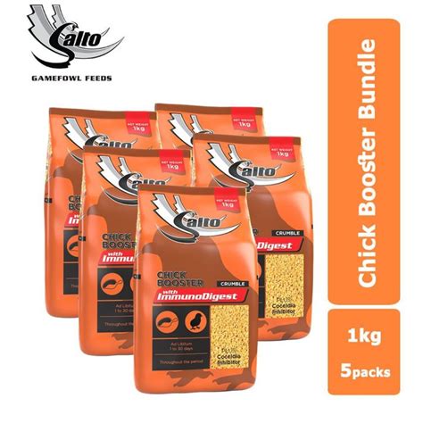 Salto Chick Booster Crumble 1kg (Bundle of 5 pcs) .
